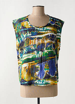 Top albastru ARELINE femeie