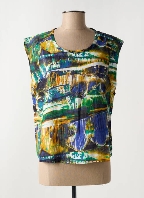 Top albastru ARELINE femeie