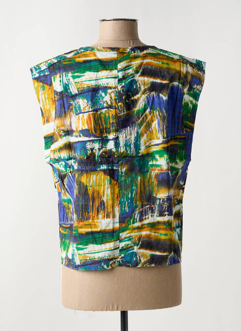 Top albastru ARELINE femeie