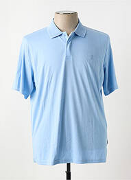 Polo croială dreaptă mâneci scurte albastru JACK & JONES homme