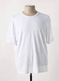 Tricou croială dreaptă mâneci scurte alb JACK & JONES homme