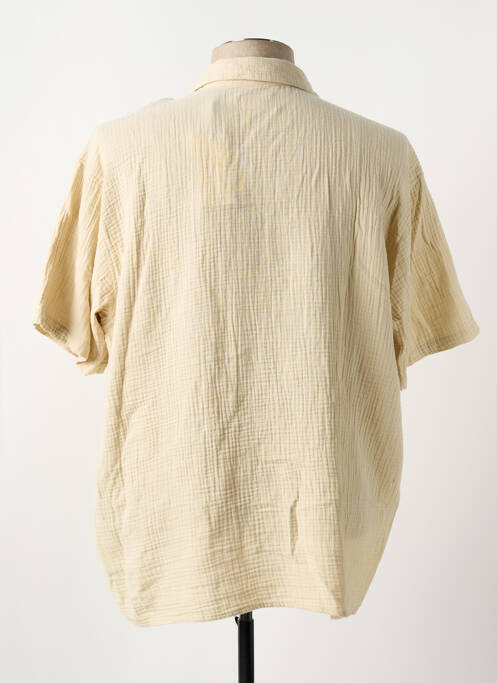 Cămașă cu mâneci scurte bej JACK & JONES bărbat