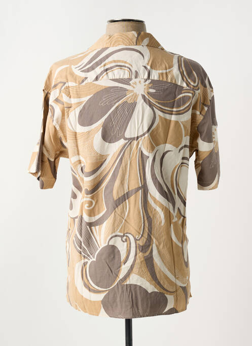 Cămașă cu mâneci scurte bej JACK & JONES bărbat