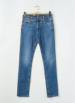 Blugi cu croială slim bio mărime normală albastru JACK & JONES bărbat