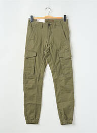 Pantalon cargo bio mărime normală verde JACK & JONES bărbat