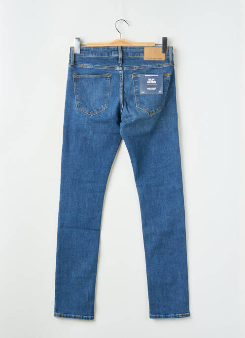 Blugi cu croială slim albastru JACK & JONES bărbat