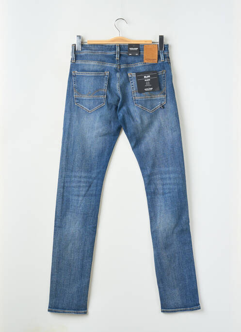 Blugi cu croială slim albastru JACK & JONES bărbat