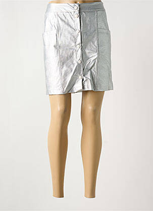 Fustă scurtă argintiu PAKO LITTO femeie