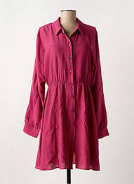 Rochie midi mâneci lungi mâneci lungi roz SEE U SOON femme