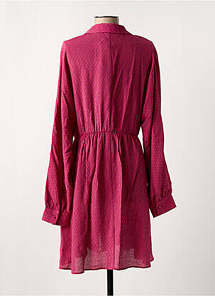 Rochie midi mâneci lungi mâneci lungi roz SEE U SOON femeie