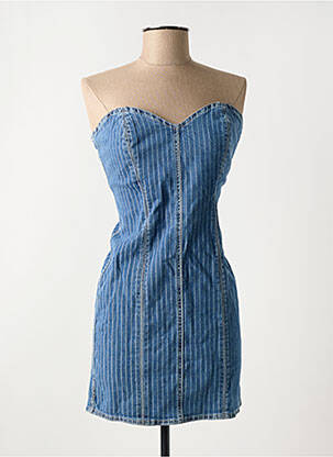 Rochie scurtă fără mâneci fără mâneci albastru ONLY femeie
