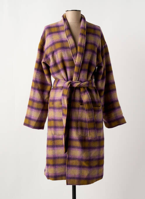 Palton lung violet LA PETITE ETOILE femeie