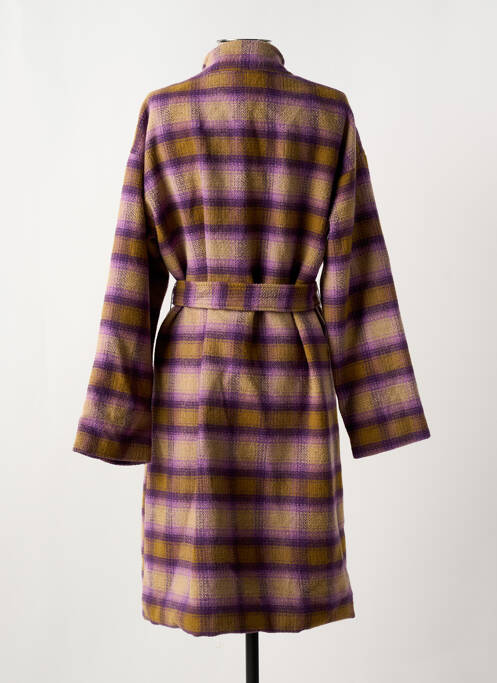 Palton lung violet LA PETITE ETOILE femeie