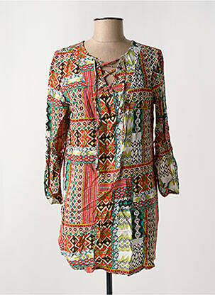 Tunică mâneci lungi roșu ARELINE femeie