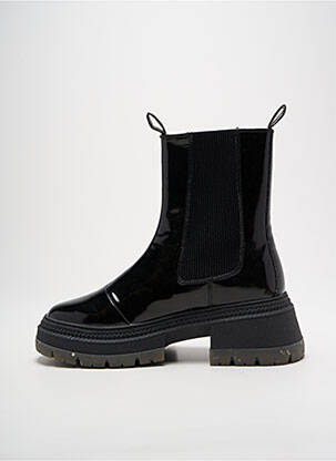 Botine/ghete material neted toc de 4 la 6 cm negru NO NAME femeie