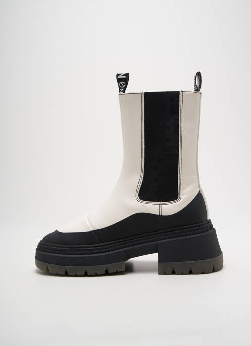 Botine/Ghete alb NO NAME femeie