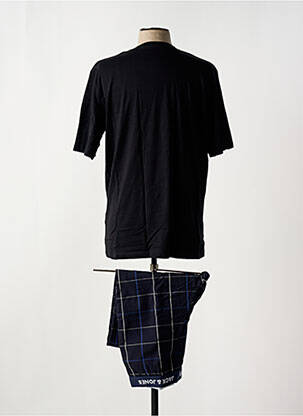 Pijama guler rotund negru JACK & JONES bărbat