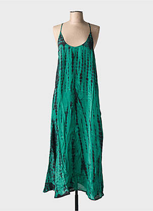 Rochie lungă verde FIVE femeie