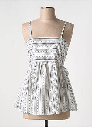 Top alb TWINSET femeie