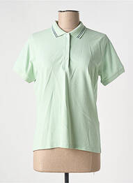 Polo elasticitate mâneci scurte verde COLMAR femme