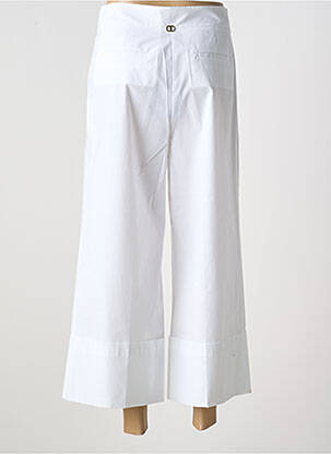 Pantalon 7/8 talie înaltă talie înaltă alb TWINSET femeie