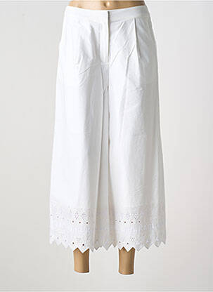 Pantalon trei sferturi alb KARL LAGERFELD femeie