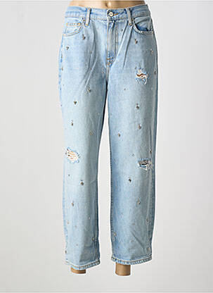 Blugi cu croială dreaptă albastru LIU JO femeie