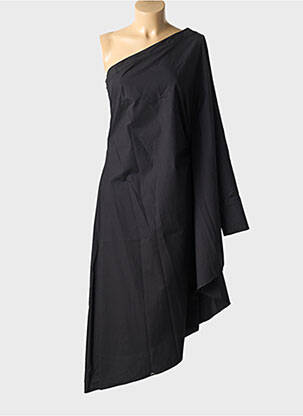 Rochie lungă mâneci lungi mâneci lungi negru KARL LAGERFELD femeie