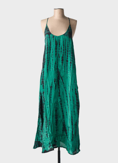 Rochie lungă verde FIVE femeie