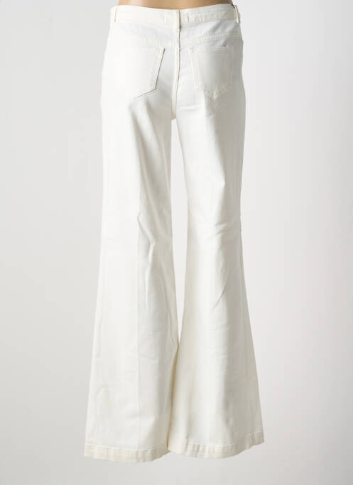 Blugi cu croială evazată bej TWINSET femeie