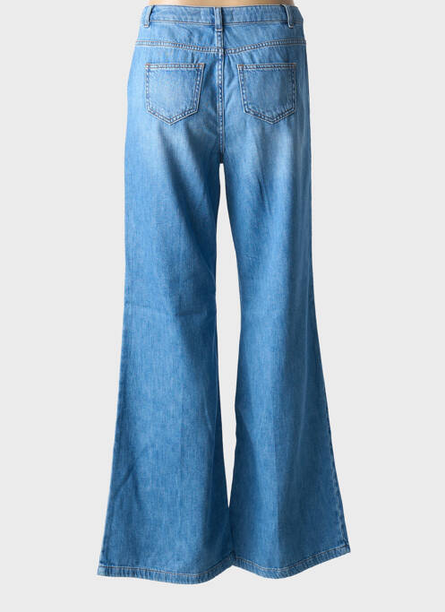 Blugi cu croială evazată albastru TWINSET femeie