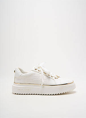 Adidași țesătură satinată toc plat până la 3 cm alb STEVE MADDEN femeie