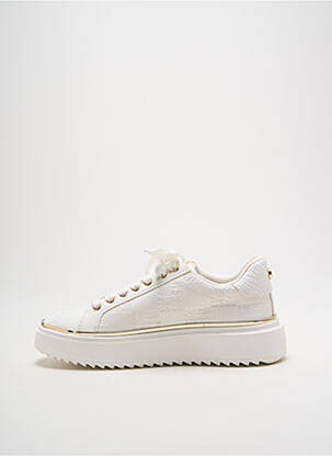 Adidași țesătură satinată toc plat până la 3 cm alb STEVE MADDEN femeie