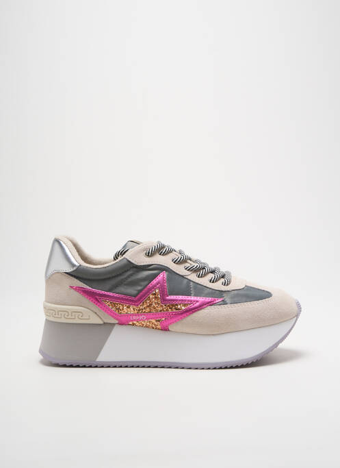 Adidași toc platformă toc de 4 la 6 cm bej LIU JO femme