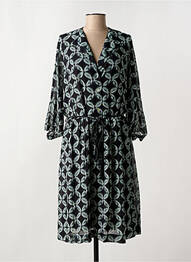 Rochie midi mâneci 3/4 mâneci 3/4 albastru ARELINE femeie