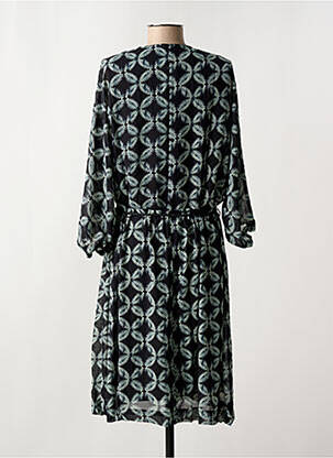Rochie midi mâneci 3/4 mâneci 3/4 albastru ARELINE femeie