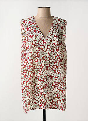 Tunică fără mâneci roșu ARELINE femeie