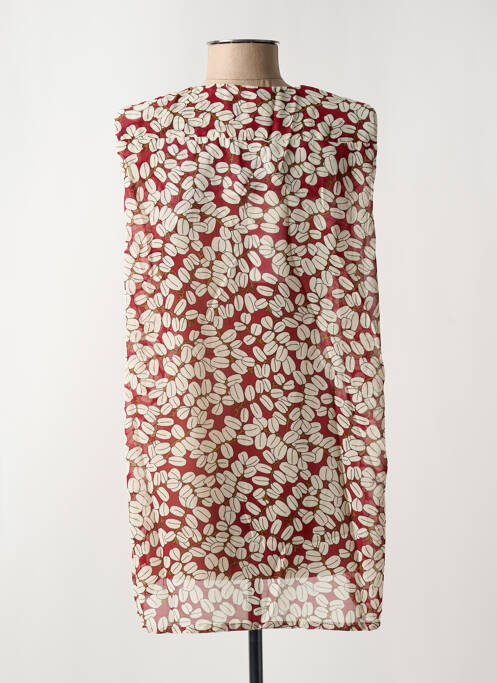 Tunică fără mâneci roșu ARELINE femeie