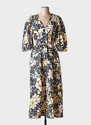 Rochie lungă bej GRACE & MILA femeie