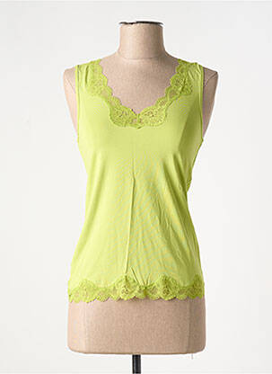 Top/caraco țesătură jersey verde ANTIGEL femeie