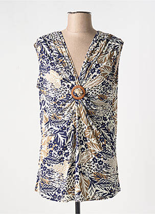 Top albastru JANIRA femeie