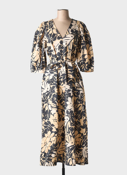 Rochie lungă bej GRACE & MILA femeie