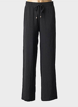 Pantalon drept țesătură crep mărime normală negru ESQUALO femeie