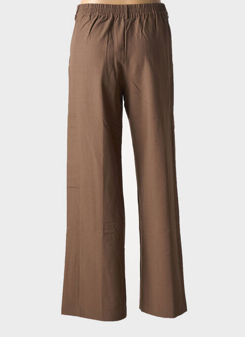 Pantalon larg maro GRACE & MILA femeie