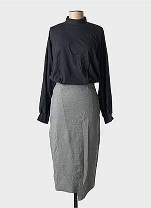 Rochie midi negru ALTO GIRO femeie