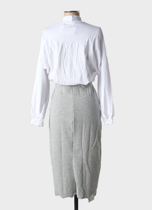 Rochie midi alb ALTO GIRO femeie