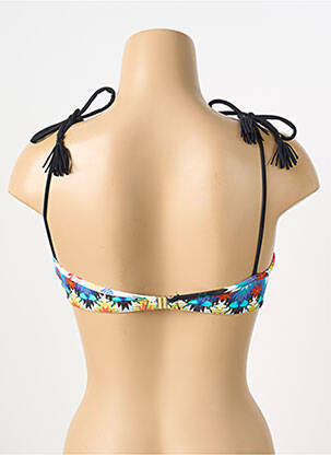 Sutien de costum de baie elasticitate top triunghiuri negru DESPI femeie