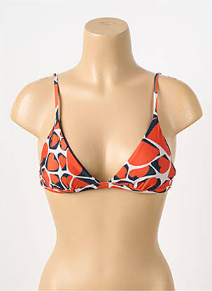 Sutien de costum de baie top triunghiuri top triunghiuri portocaliu RIO DE SOL femeie