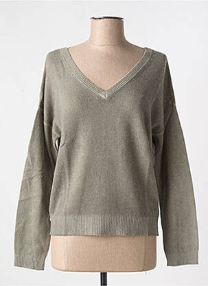 Pulover verde MAJESTIC FILATURES femeie