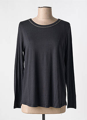 Tricou negru MAJESTIC FILATURES femeie